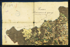Карта. План Инвенской дачи. По съемке 1853 года Н. Г. Рогова