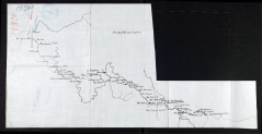 Карта. [Дорога Пермь-Екатеринбург 1906-1909 гг.]