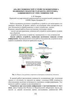 Анализ уязвимостей устройств мониторинга подвижных объектов. разработка прототипа, защищенного от этих уязвимостей