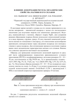 Влияние деформации ркуп на механические свойства магния и его сплавов