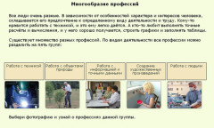 Многообразие профессий