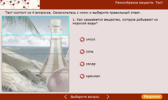 Разнообразие веществ. Тест