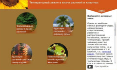 Температурный режим в жизни растений и животных